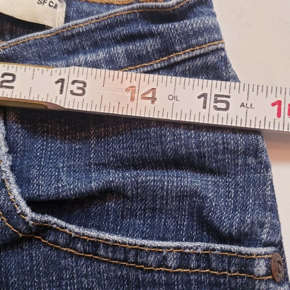 Levi's Red Tab size 29 straight low rise blue vintage y2k - Picture 9 of 11